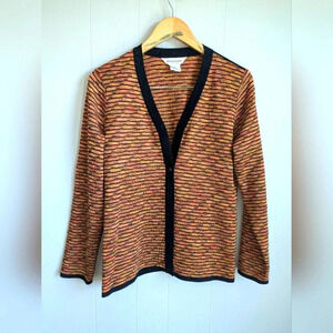 Exclusively Misook Autumn Cardigan size Petite Small Thanksgiving Fall‎ Office